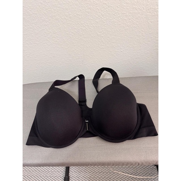 Paramour Black Full Coverage Underwire Bra 44C Comfort Fit - Picture 1 of 4